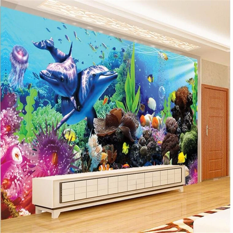 Aquarium Fish Live Wallpaper - ورق جدران ثلاثي الأبعاد مخصص من