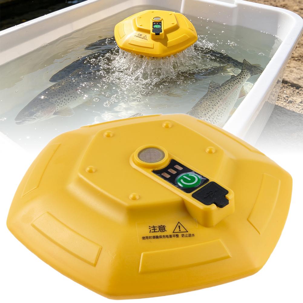 Aquarium Fish To Buy - مضخة أكسجين لاسلكية قابلة لإعادة الشحن