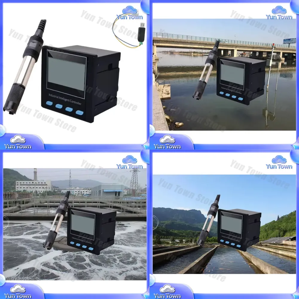 Aquarium Fish In Online - جهاز استشعار الأكسجين المذاب اللاسلكي للمراقبة