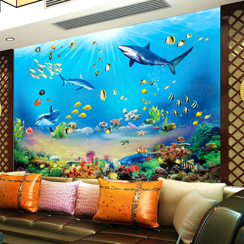 ورق جدران ثلاثي الأبعاد عالي ا - مراجعة Aquarium Fish Live Wallpaper وسعره
