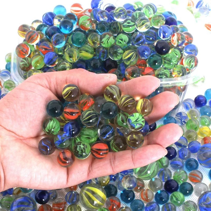 50 قطعة من كرات الزجاج الملونة - مراجعة Aquarium Fish Bowl وسعره