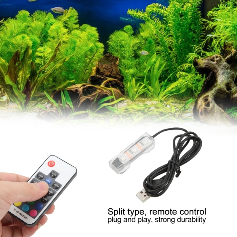 إضاءة LED لأحواض السمك مع تحكم - مراجعة Aquarium Fish In Online وسعره