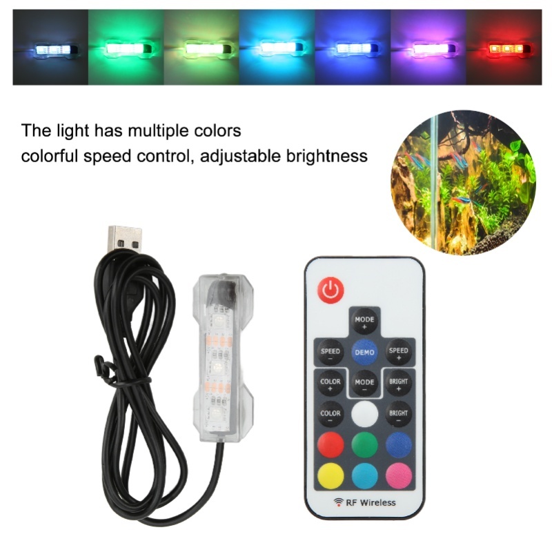 إضاءة LED لأحواض السمك مع تحكم - مراجعة Aquarium Fish In Online وسعره