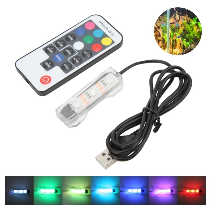 إضاءة LED لأحواض السمك مع تحكم - مراجعة Aquarium Fish In Online وسعره