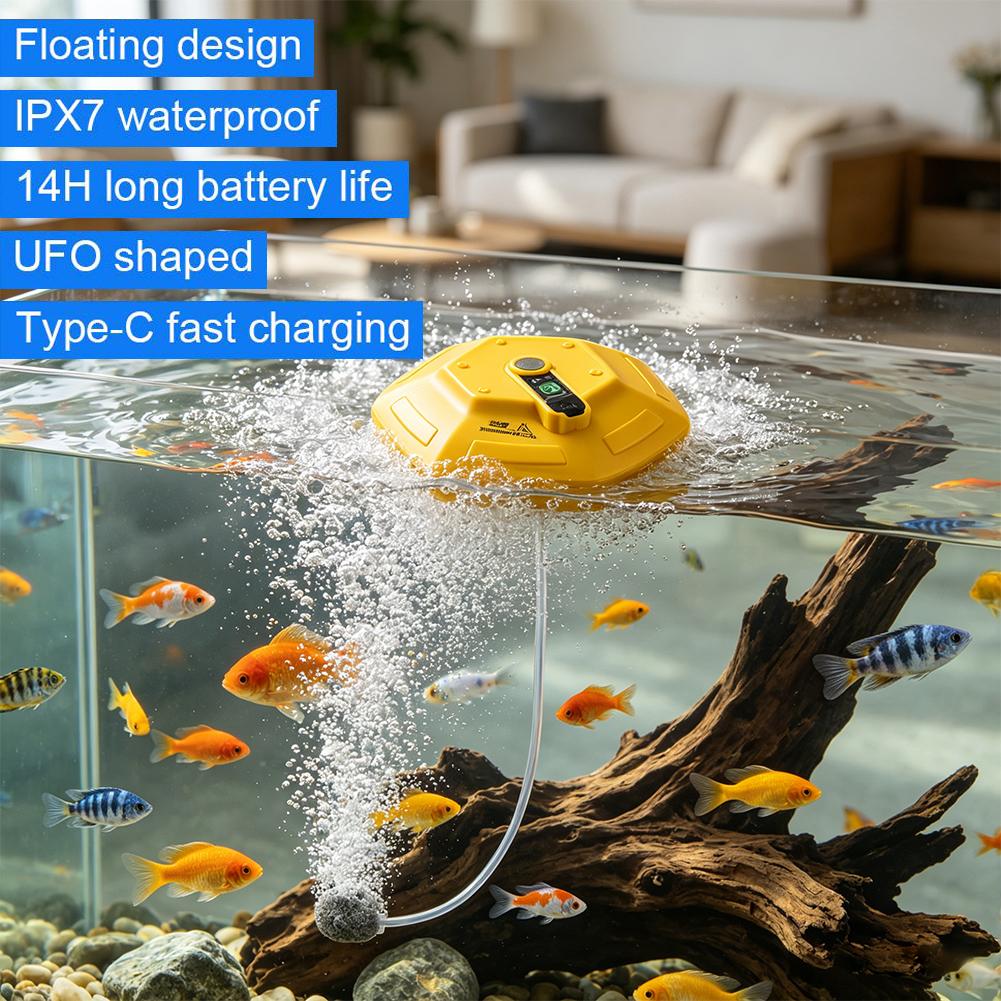 مضخة أكسجين محمولة لأحواض الأس - مراجعة Aquarium Fish To Buy وسعره