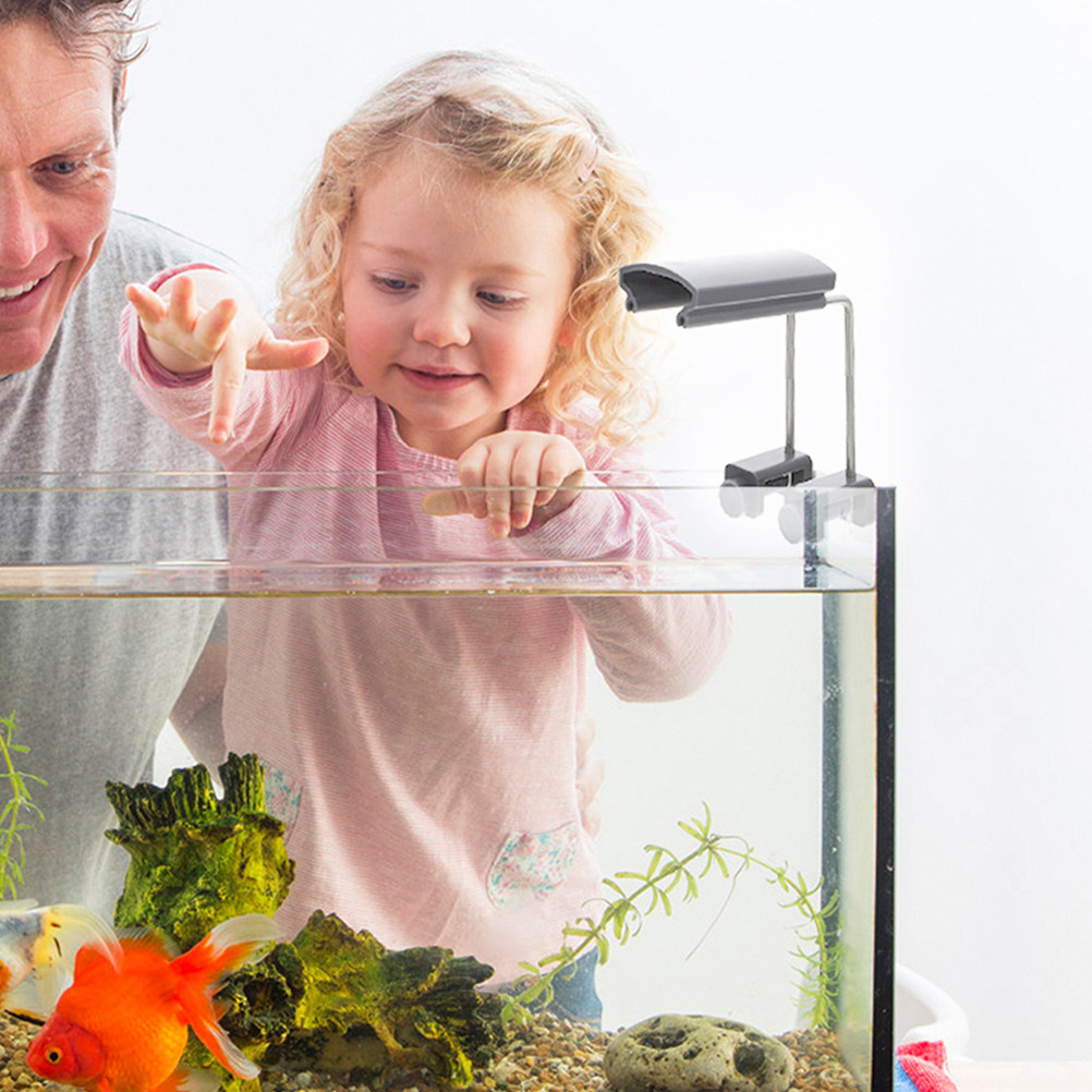 قطعتان من حامل إضاءة حوض السمك - مراجعة Aquarium Fish Bowl وسعره