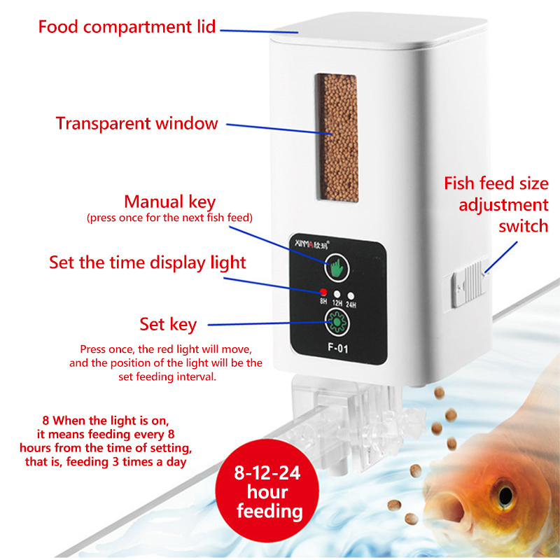 جهاز تغذية أوتوماتيكي عالي الس - مراجعة Aquarium Fish Big وسعره